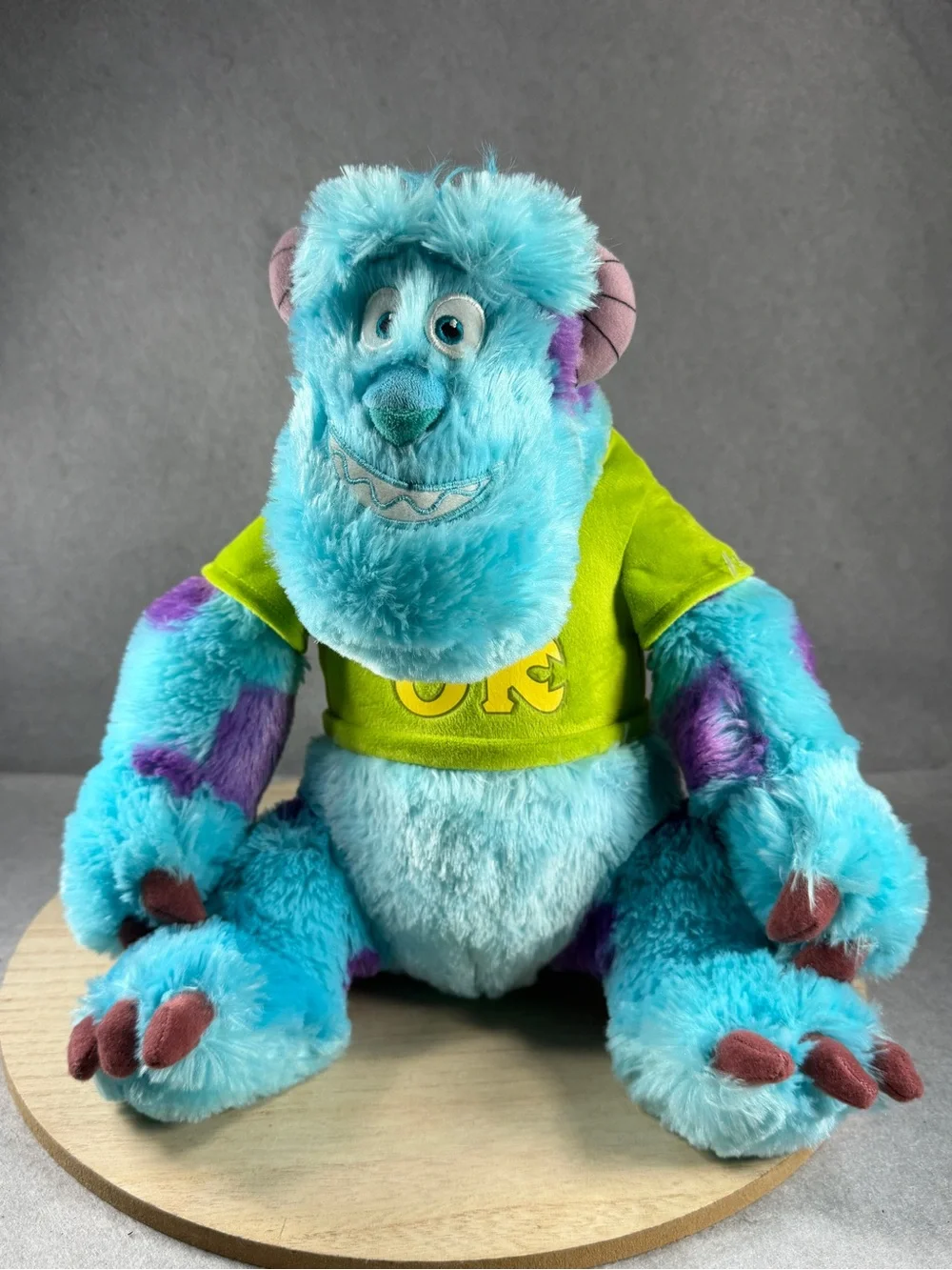 Disney Pixar Monsters University Sulley Plush Oozma Kappa Green Shirt Size 9